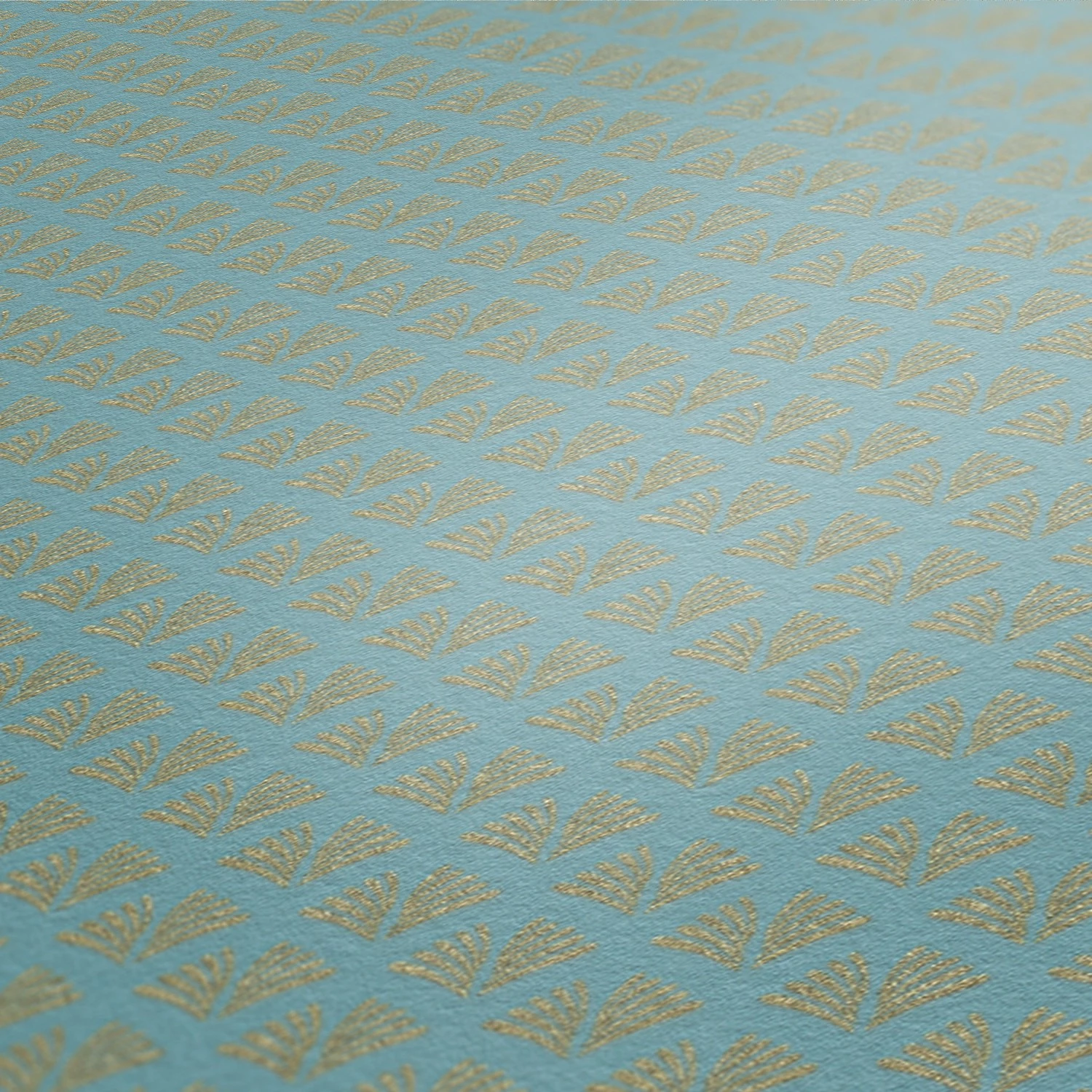 A.S. Création Papier peint en intissé Art Deco II - Intissé - Turquoise – Image 6