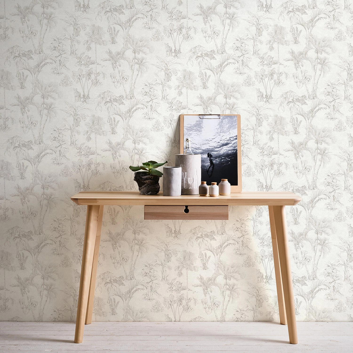 A.S. Création Papier peint en intissé Jungle Cuba - Intissé - Beige – Image 4