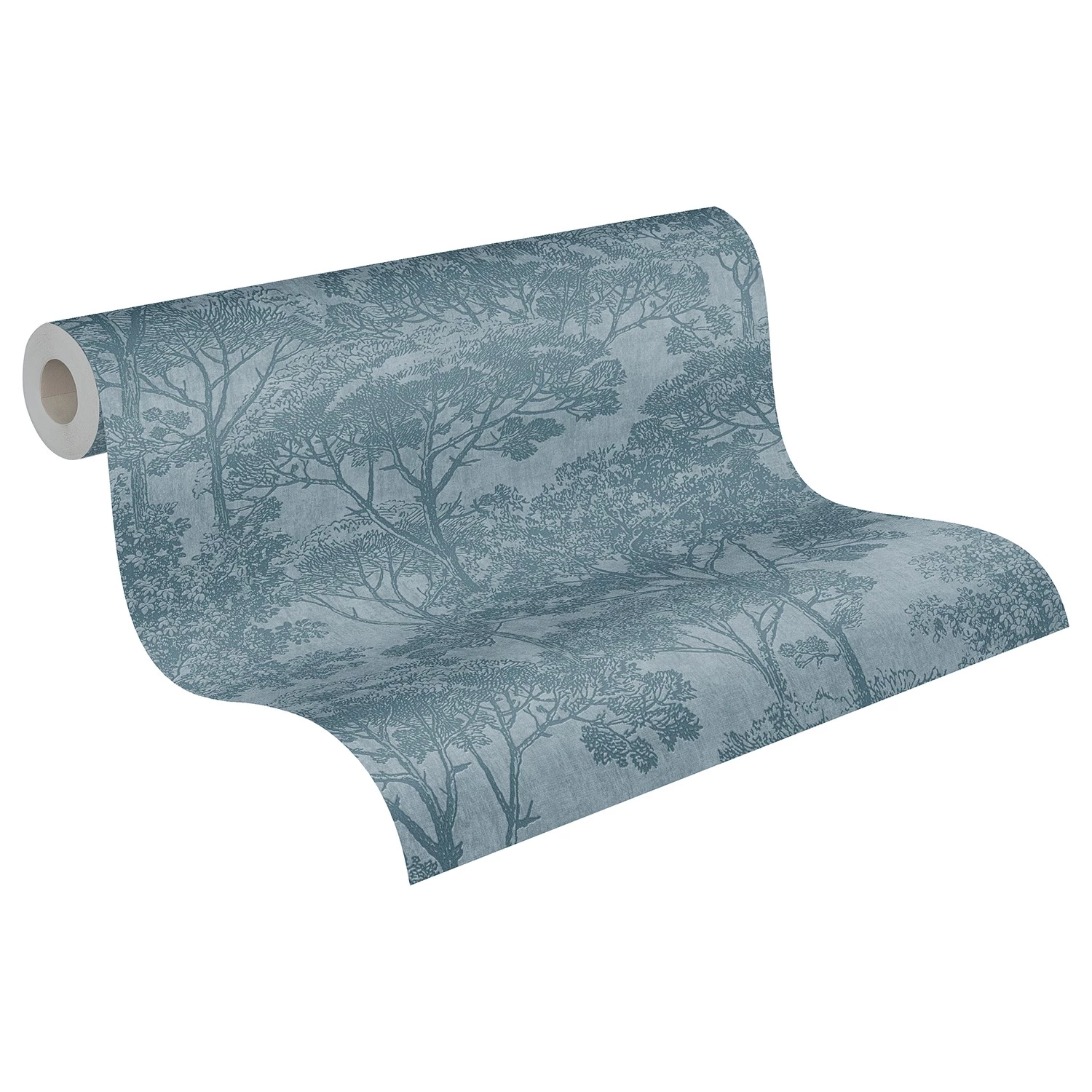 A.S. Création Papier peint en intissé Forêt I - Intissé - Bleu – Image 5