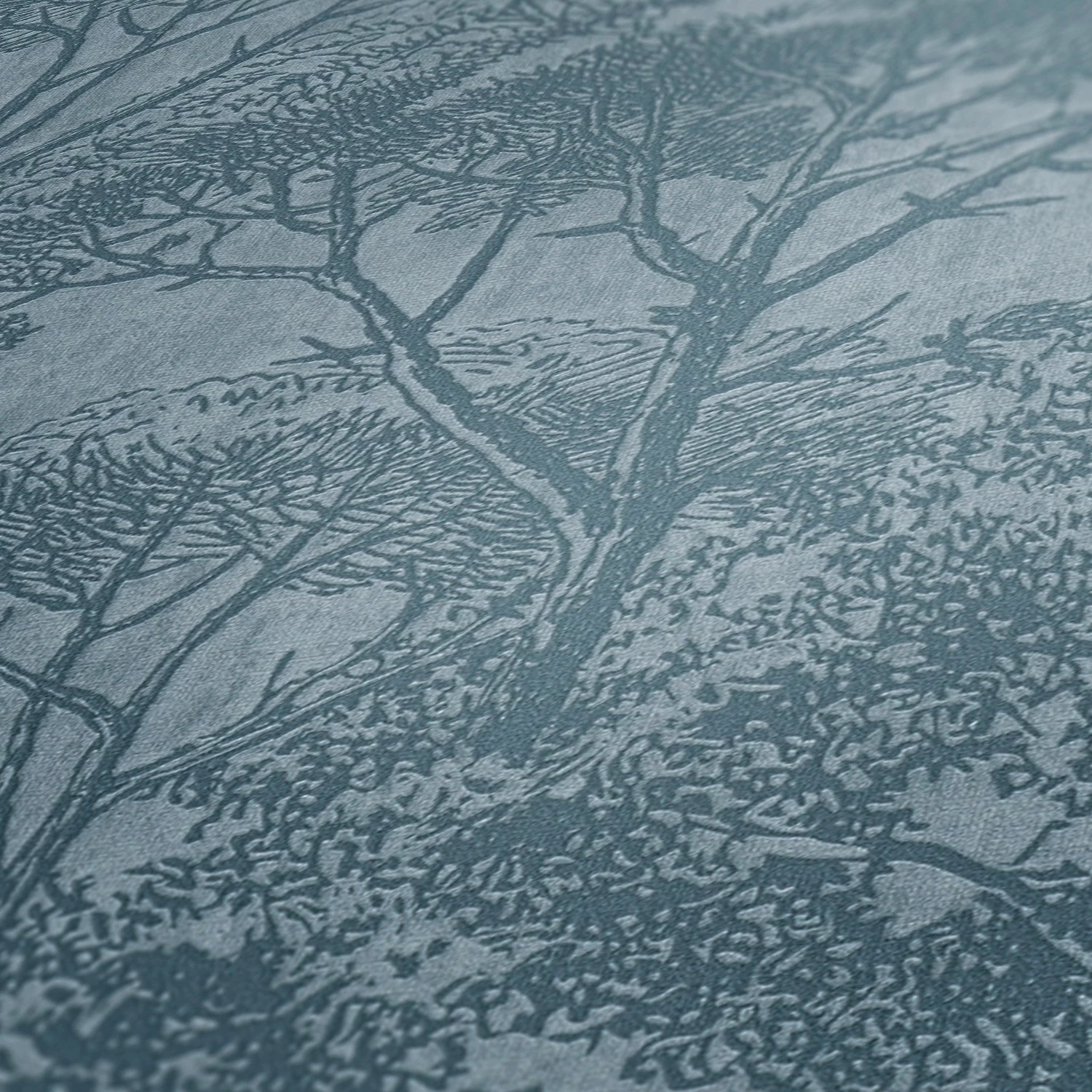 A.S. Création Papier peint en intissé Forêt I - Intissé - Bleu – Image 6