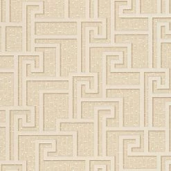 Papier peint intissé Versace Dorotea - Intissé - Beige