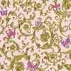 Papier peint Versace Baroc Butterfly I - Intissé - Vert / Doré
