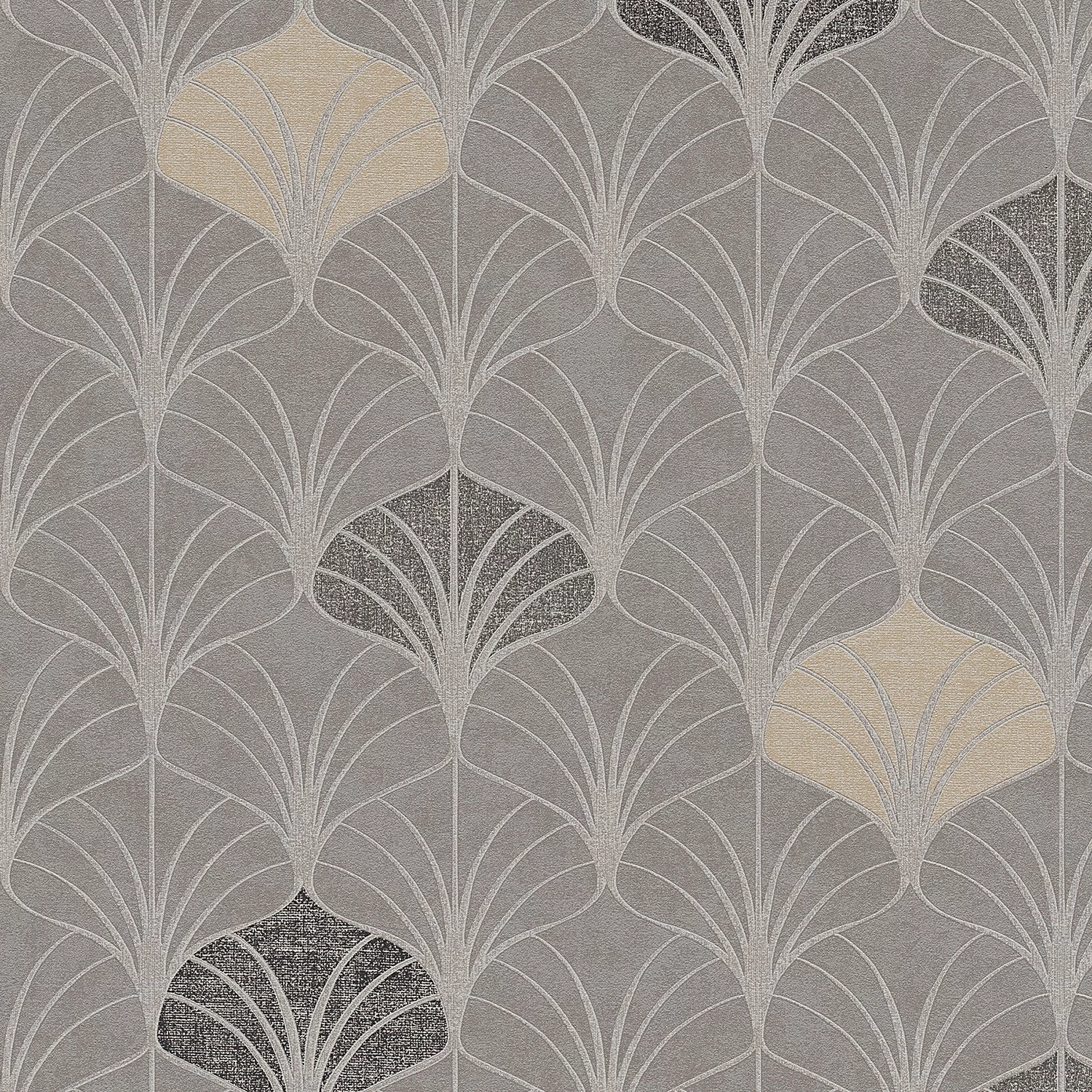 A.S. Création Papier peint en intissé Preston - Intissé - Gris