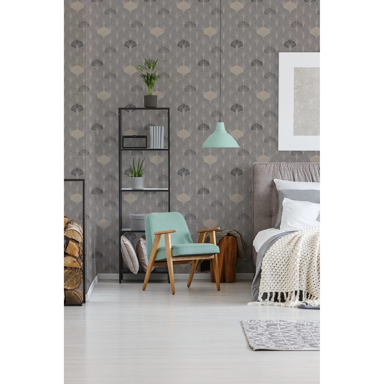 A.S. Création Papier peint en intissé Preston - Intissé - Gris – Image 2