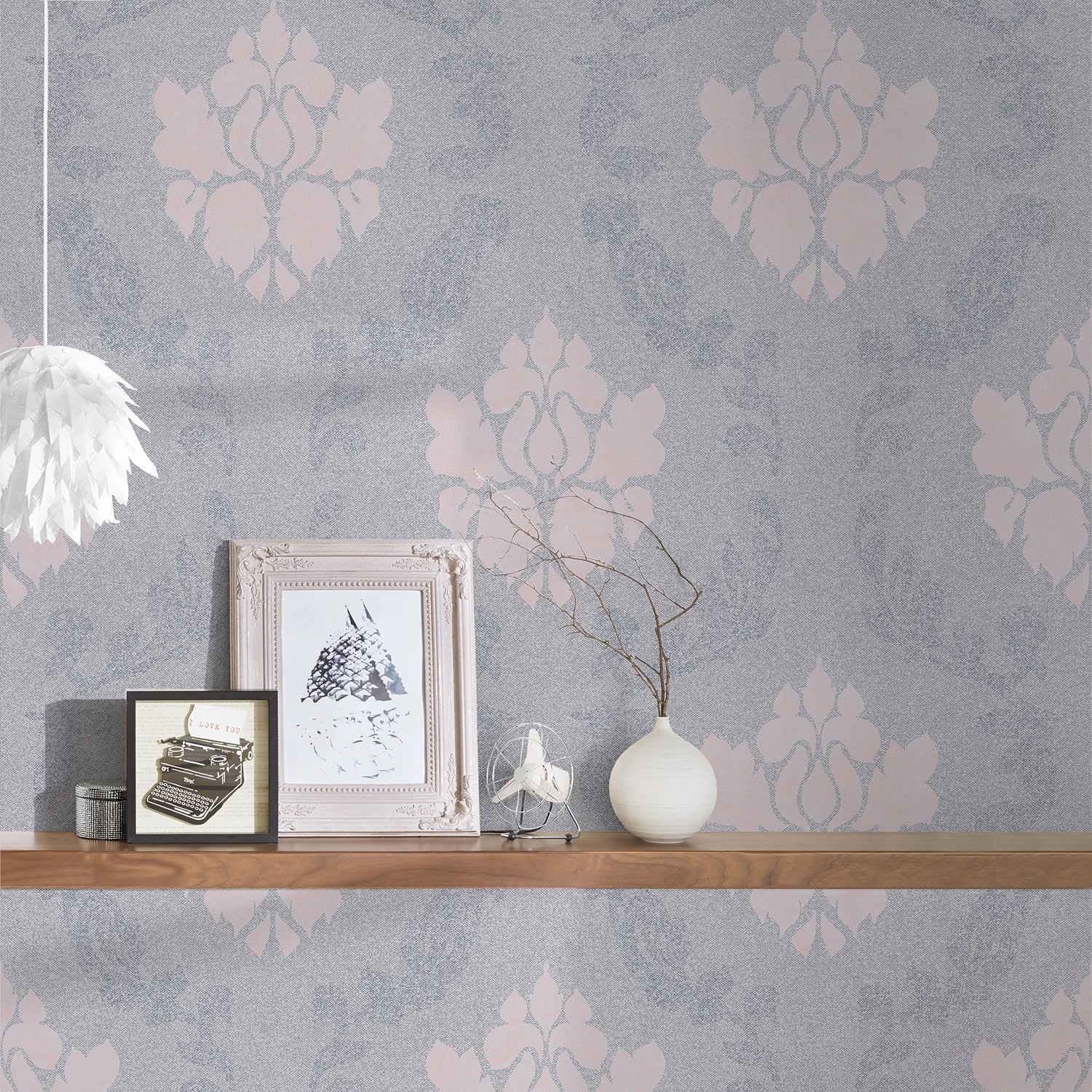 A.S. Création Papier peint Estefani Modernes Barock - Intissé - Rose – Image 4