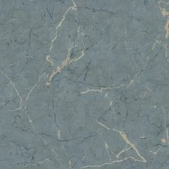 Papier peint en intissé Alena Marmor - Intissé - Bleu