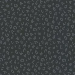 Papier peint Karl Lagerfeld Leopard - Intissé - Noir / Gris