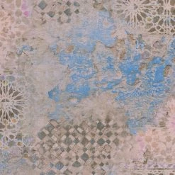 Livingwalls Papier peint intissé Antonio Vintage I - Intissé - Beige / Bleu