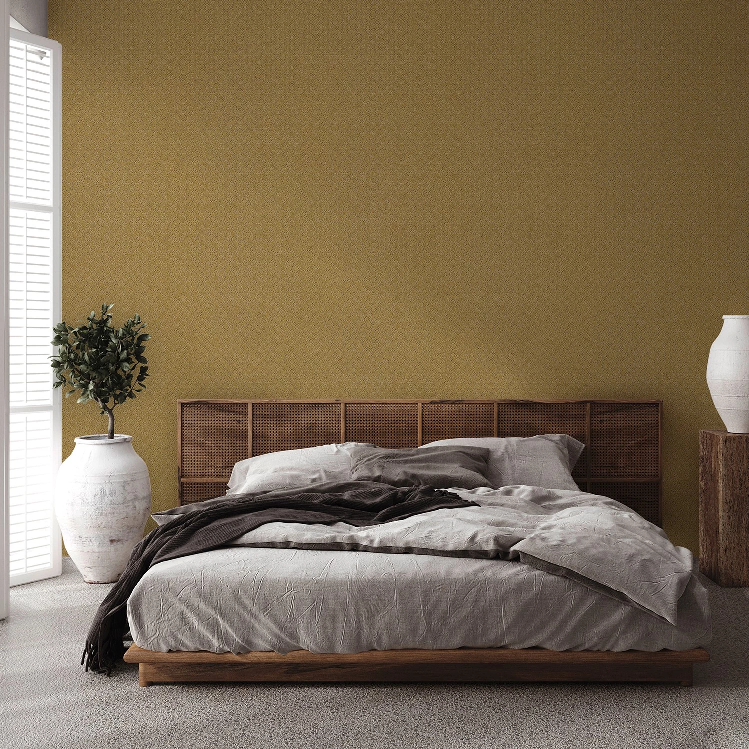 Livingwalls Papier peint en intissé Said - Intissé - Doré – Image 2