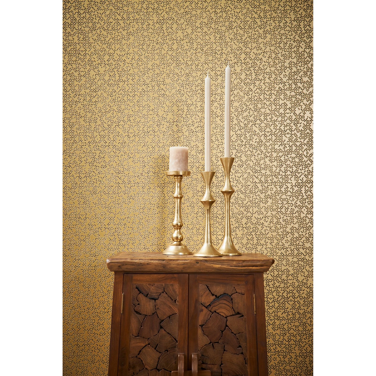 Livingwalls Papier peint en intissé Said - Intissé - Doré – Image 4