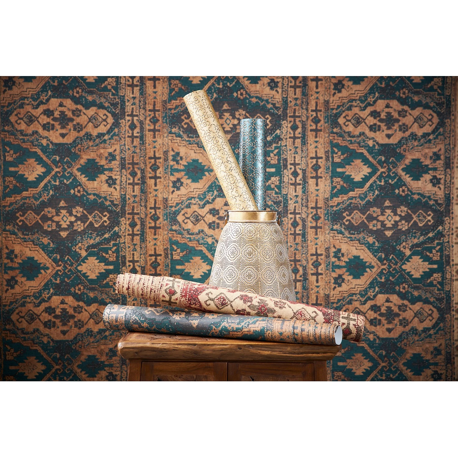 Livingwalls Papier peint en intissé Said - Intissé - Doré – Image 10