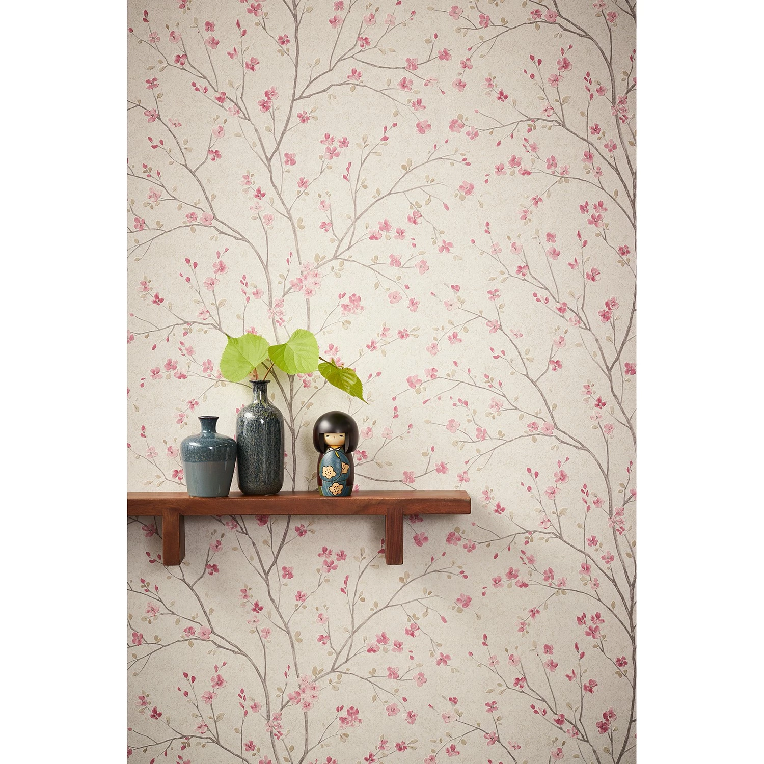 Livingwalls Papier peint en intissé Mio Cerisier - Intissé - Blanc crème – Image 6