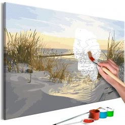 Artgeist Peinture par numéro - On Dunes - MDF / Toile - Multicolore