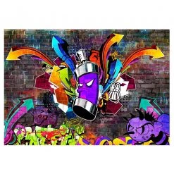 Artgeist Papier peint Colourful Attack - Papier peint en intissé premium - Multicolore - 250 x 175 cm