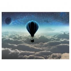 Artgeist Papier peint Nachtexpedition - Intissé premium - Bleu - 200 x 140 cm