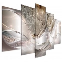 Artgeist Tableau déco Pissenlit - MDF / Toile - Multicolore