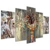 Artgeist Tableau déco Tree of Life - MDF / Toile - Multicolore - 200 x 100 cm