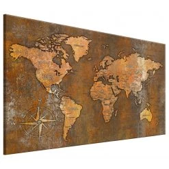 Artgeist Tableau Rusty World - Liège - multicolore - 120 x 80 cm