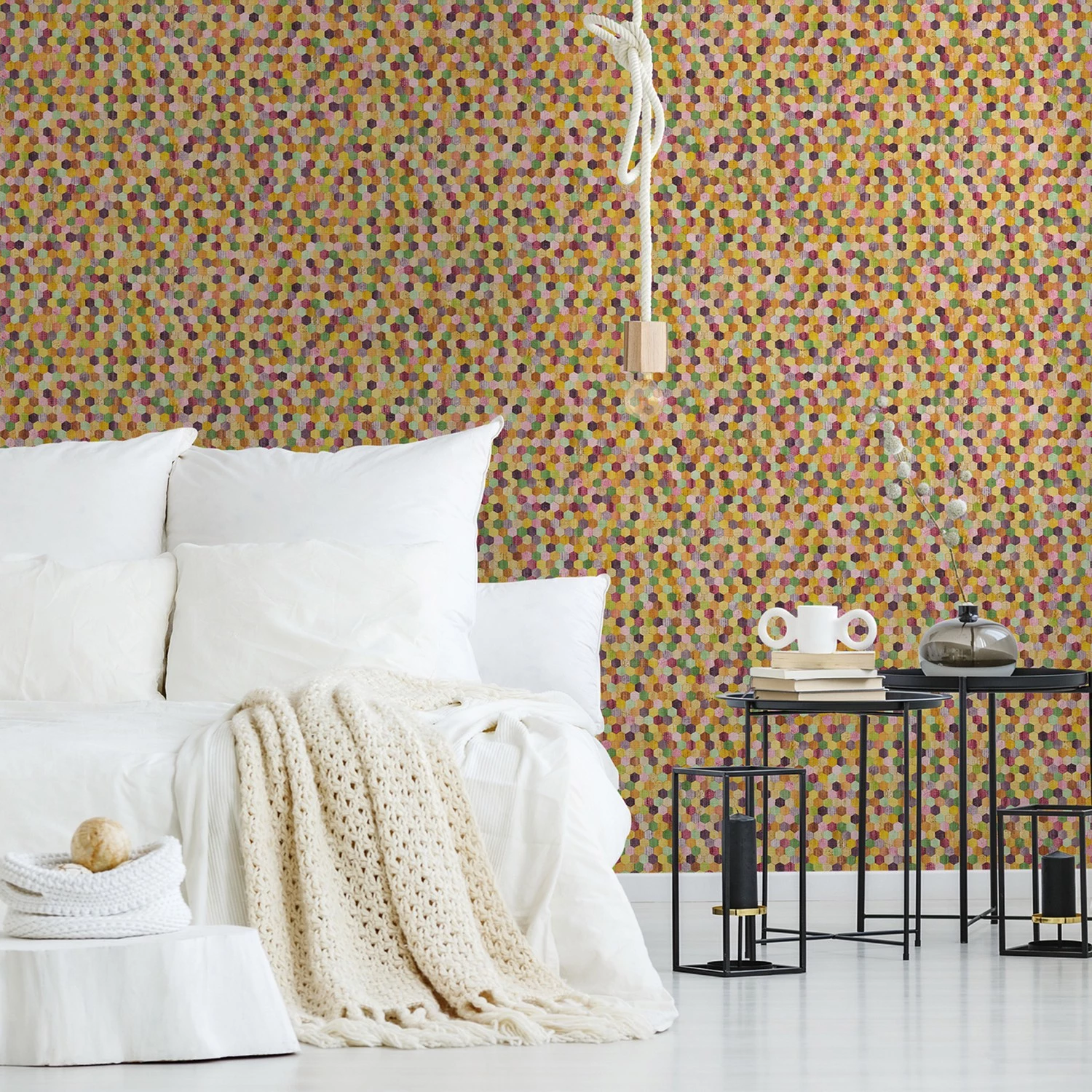 Papier peint en intissé Zielang - Jaune – Image 2