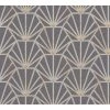 Livingwalls Papier peint en intissé Art Deco - Gris