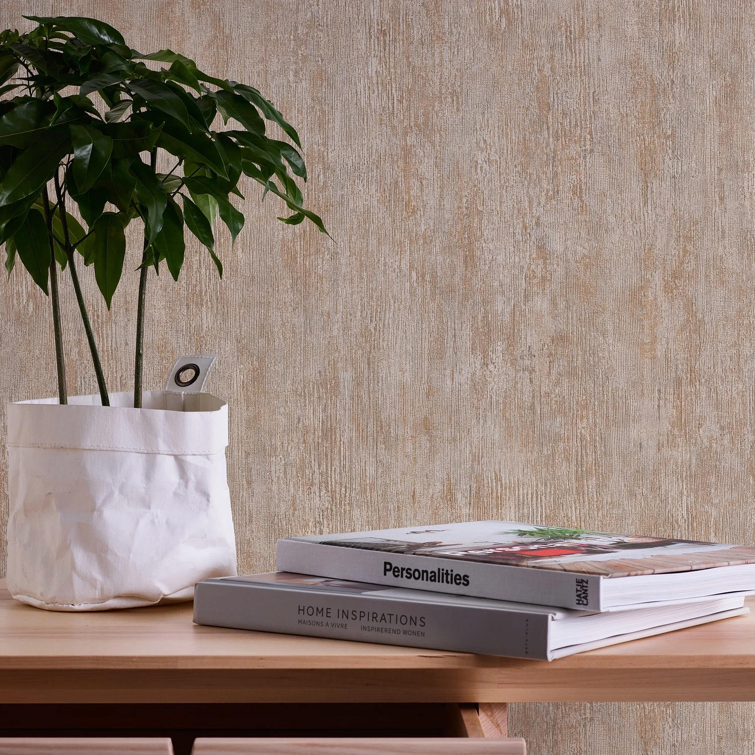 Livingwalls Papier peint en intissé Bridport - Marron – Image 3