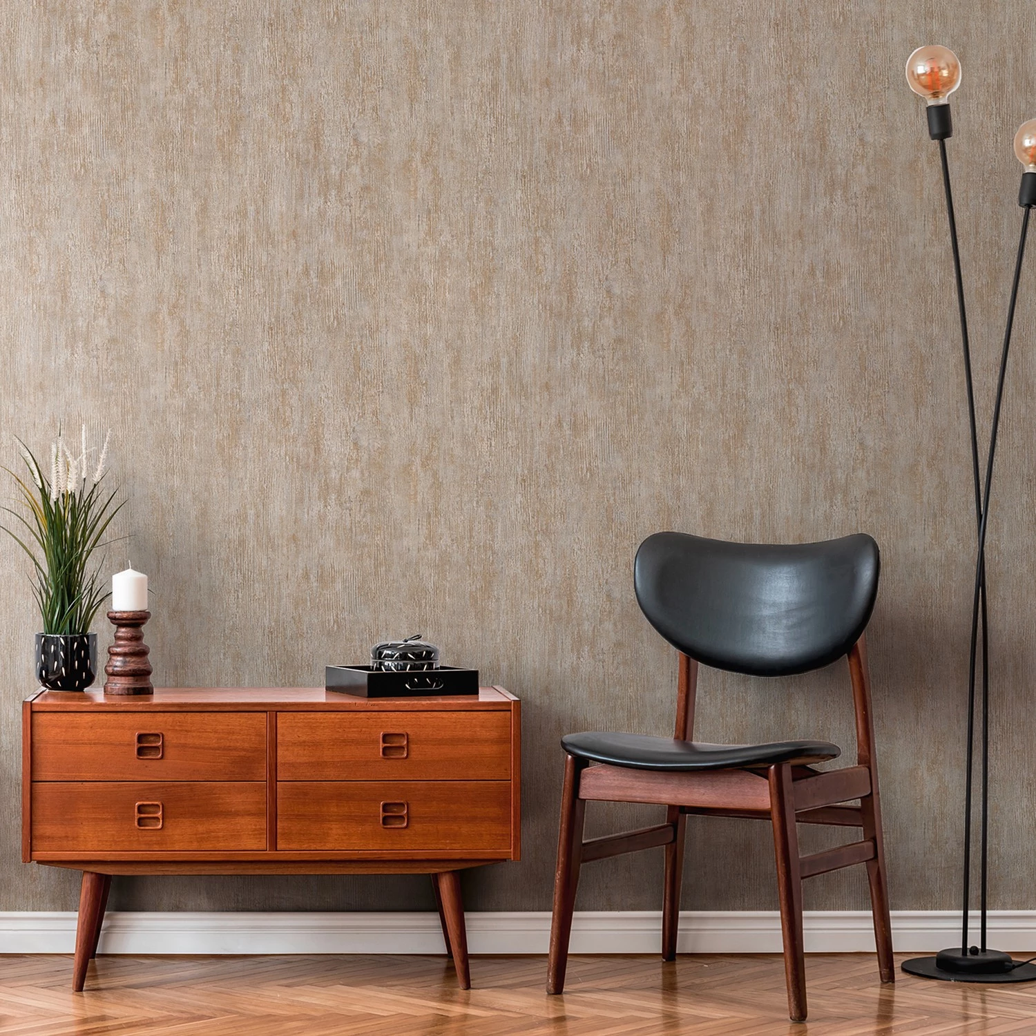 Livingwalls Papier peint en intissé Bridport - Marron – Image 4