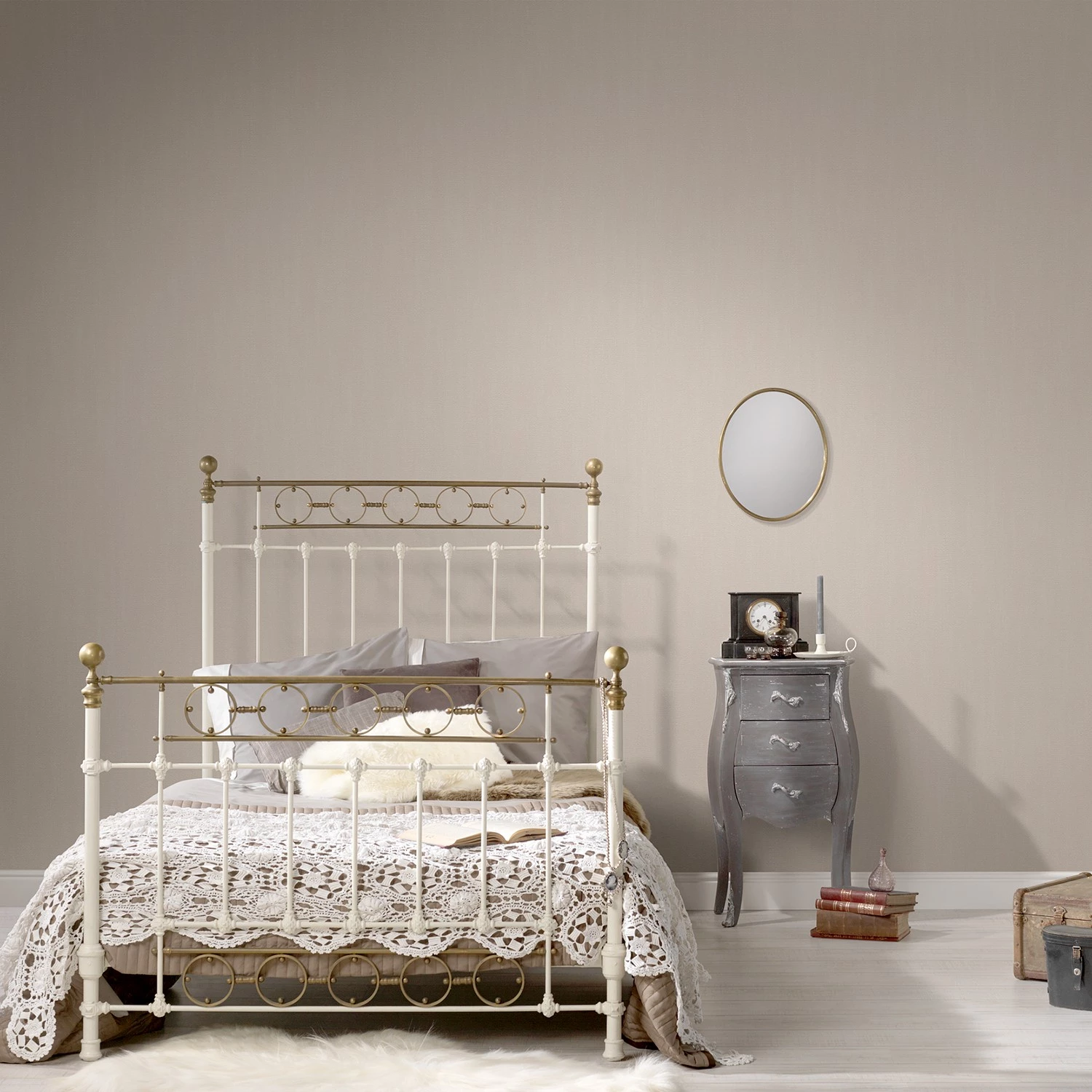 Papier peint en intissé Crosby - Rose – Image 2