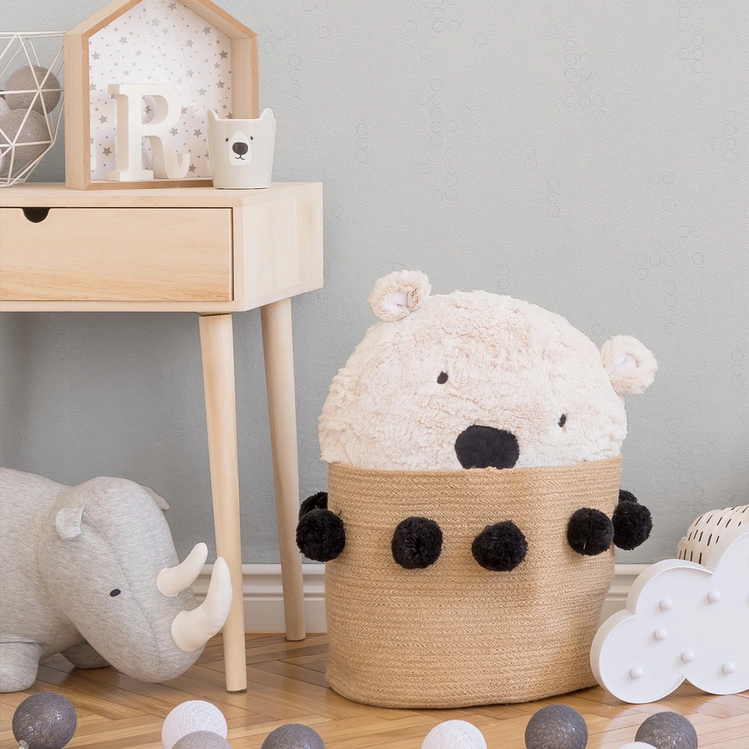 Papier peint en intissé Cercles - Blanc – Image 2