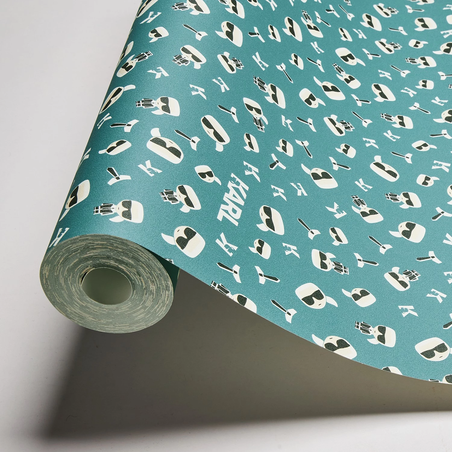 Papier peint en intissé Chenega - Turquoise – Image 3