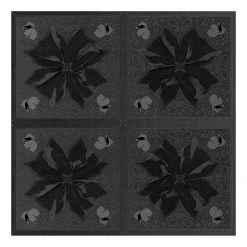 Papier peint en intissé Kaleidoscope - Noir