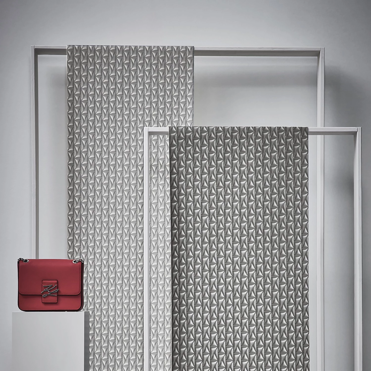 Papier peint en intissé Collone - Argenté – Image 2