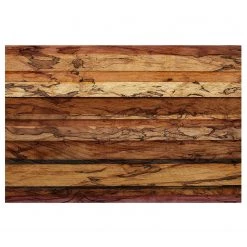 Bilderwelten Papier peint intissé Woody Flamed - Papier peint - Marron - 384 x 255 cm