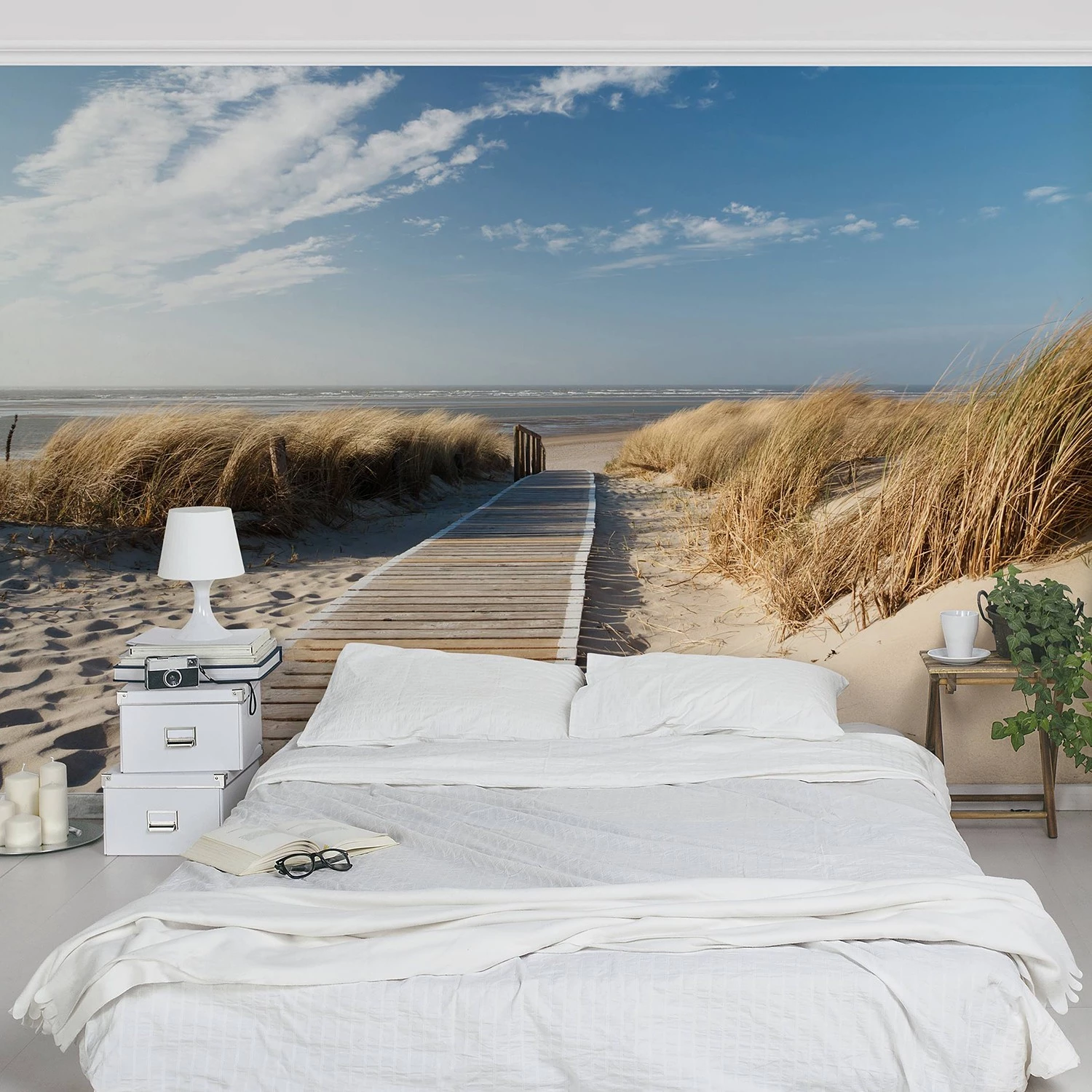 Bilderwelten Papier peint intissé Mer Baltique II - Papier peint - Beige - 384 x 255 cm – Image 3