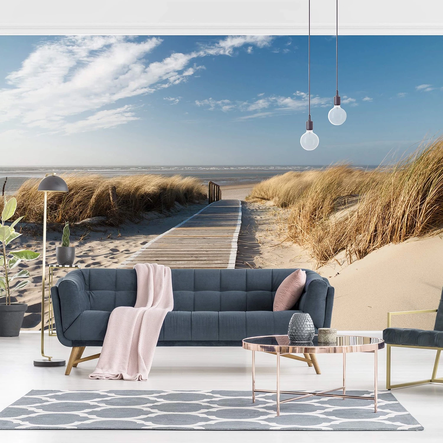 Bilderwelten Papier peint intissé Mer Baltique II - Papier peint - Beige - 384 x 255 cm – Image 4