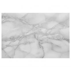 Bilderwelten Papier peint intissé Marbre - Papier peint - Noir / Blanc - 384 x 255 cm