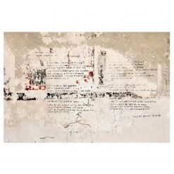 Bilderwelten Papier peint intissé Vieux mur en béton - Papier peint - Beige - 384 x 255 cm