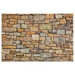 Bilderwelten Papier peint intissé Mur croate - Papier peint - Marron - 384 x 255 cm