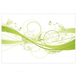 Bilderwelten Papier peint intissé Mars - Papier peint - Vert - 384 x 255 cm