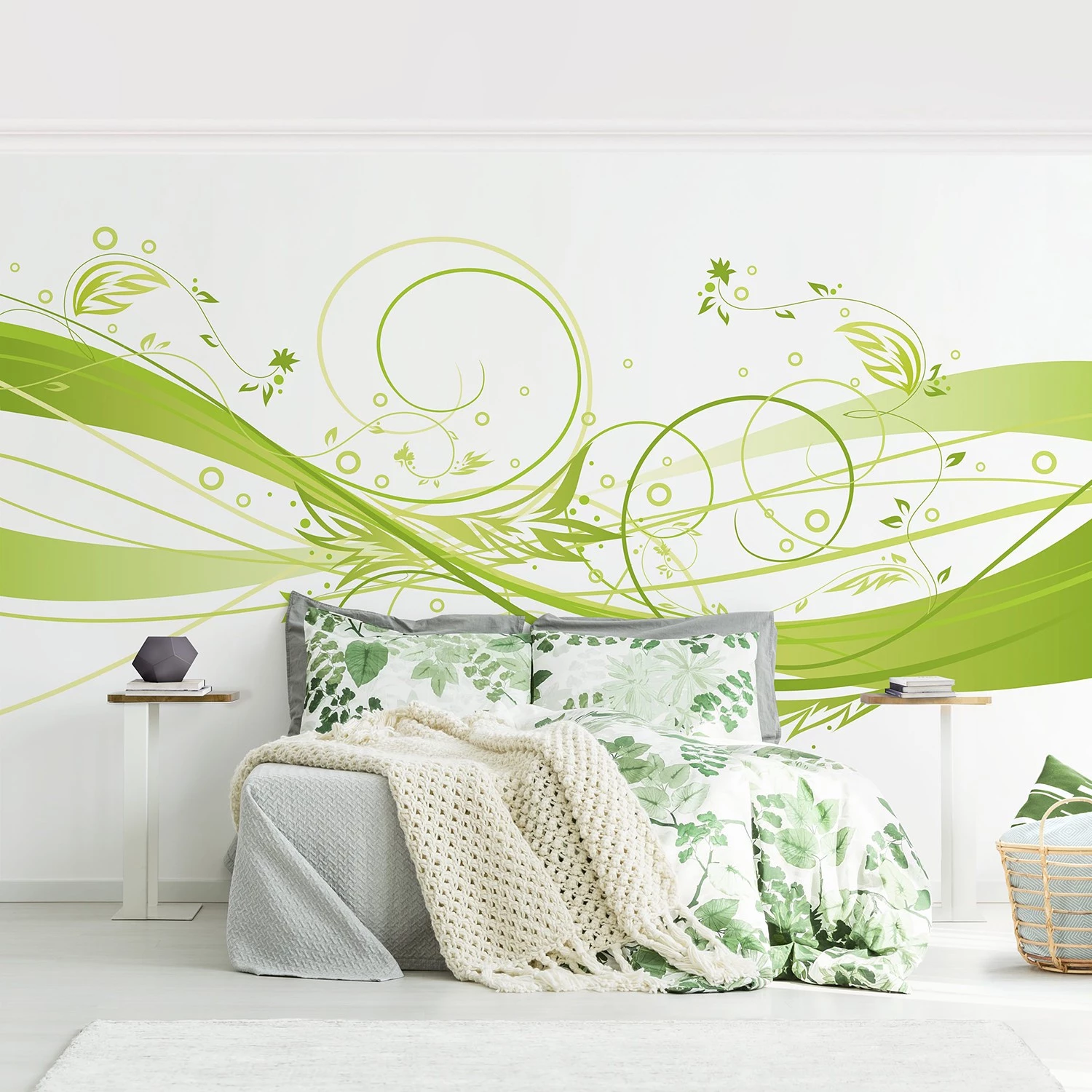 Bilderwelten Papier peint intissé Mars - Papier peint - Vert - 384 x 255 cm – Image 2