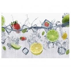 Bilderwelten Papier peint intissé Cocktail de fruits - Papier peint - Blanc - 384 x 255 cm