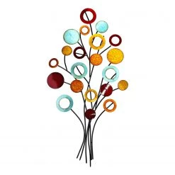 GILDE Décoration murale Espace I - Aluminium - Multicolore