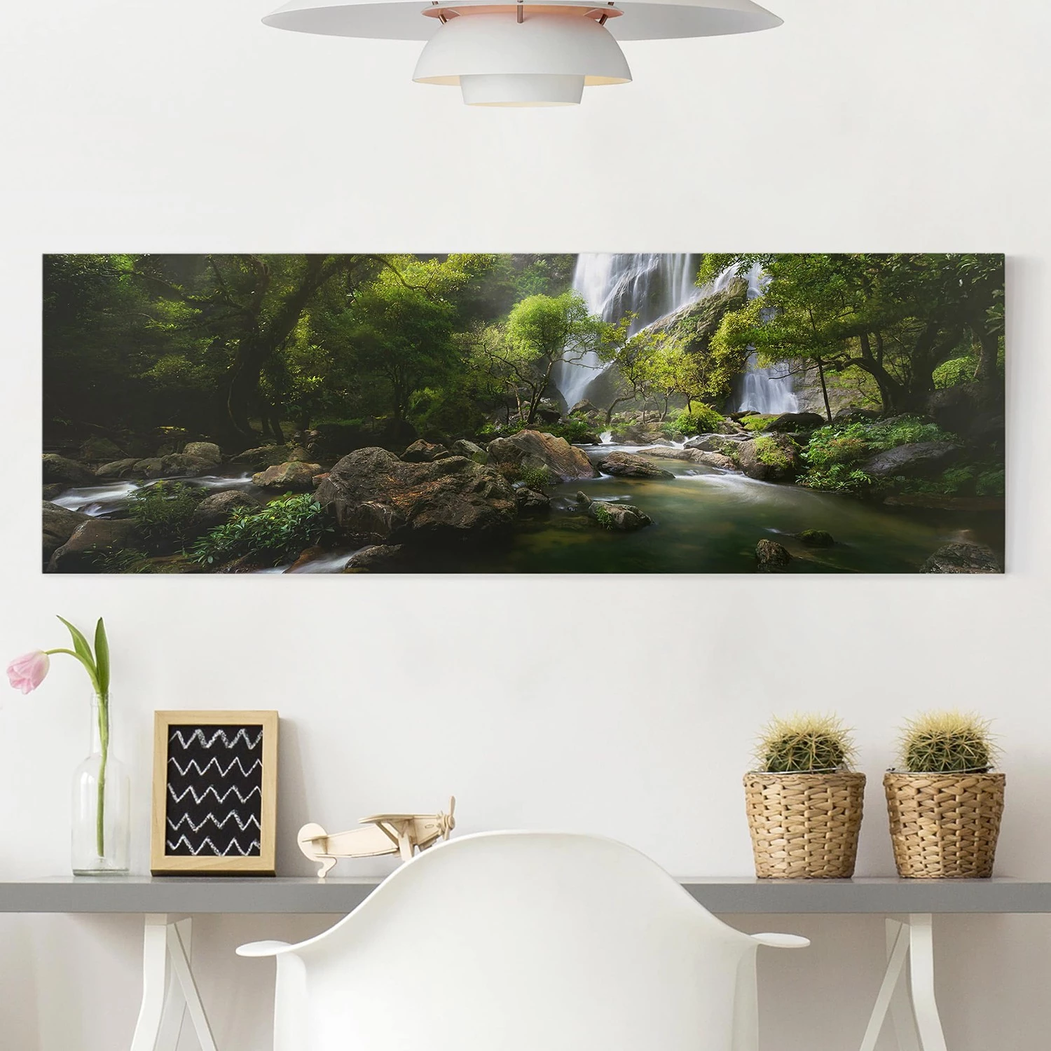 Bilderwelten Impression sur toile Ruisseau I - Largeur : 150 cm â Image 6