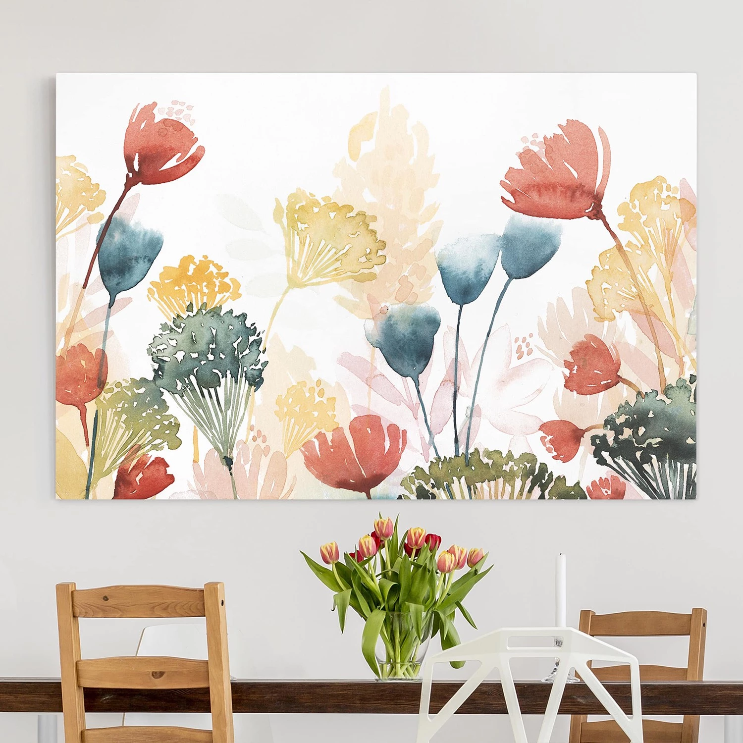Bilderwelten Impression sur toile Fleurs d’été VII - Largeur : 120 cm – Image 4