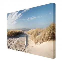 Bilderwelten Impression sur toile Rivage baltique IV - Largeur : 120 cm