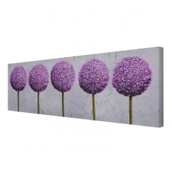 Bilderwelten Impression sur toile Allium II - Largeur : 150 cm
