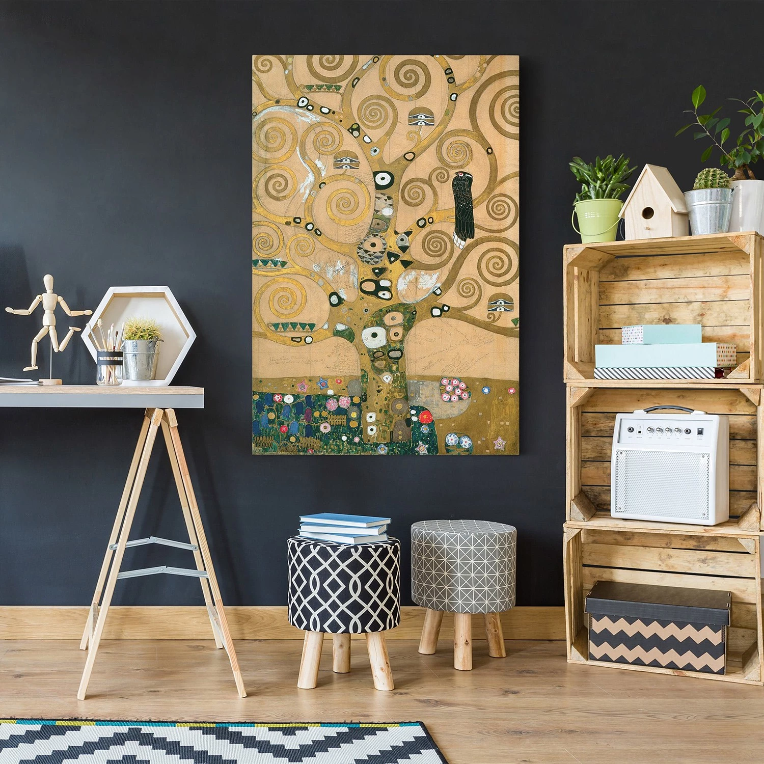 Bilderwelten Impression sur toile Arbre de vie II - Largeur : 60 cm â Image 4