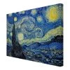 Bilderwelten Impression sur toile Nuit étoilée II - Bleu - 80 x 60 x 2 cm - Largeur : 80 cm