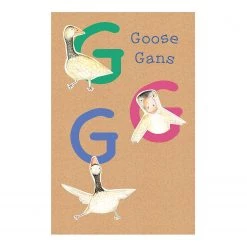 Komar Tableau déco ABC Animal G - Papier - Multicolore