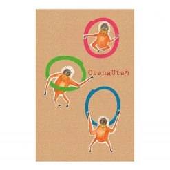 Komar Tableau déco ABC Animal O - Papier - Multicolore