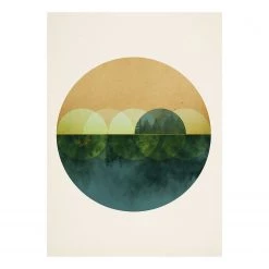 Komar Tableau déco Mirrors - Papier - Multicolore